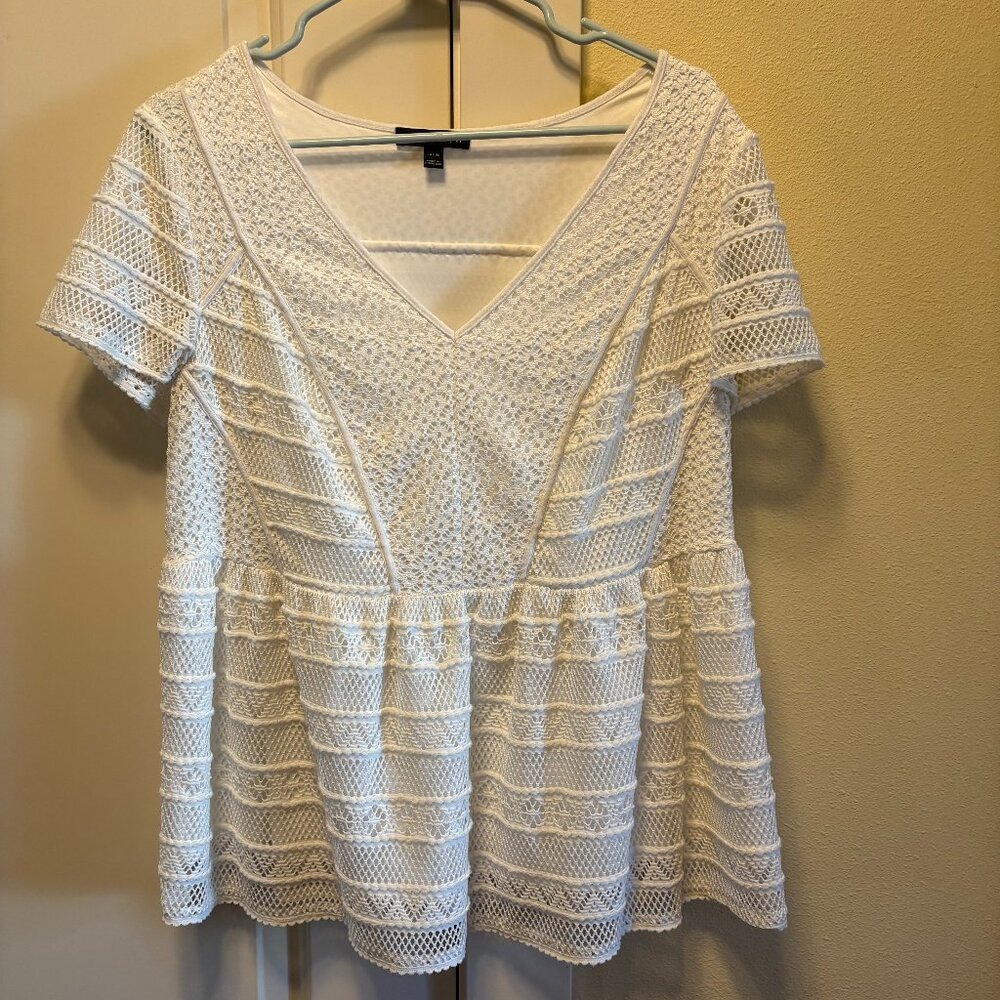 Women's Top Lane Bryant Size XL Short Sleeve